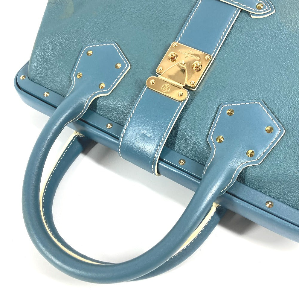 LOUIS VUITTON M91807 スハリ アンジェニュー PM カバン トートバッグ スタッズ ハンドバッグ スハリレザー レディース ブルー - brandshop-reference