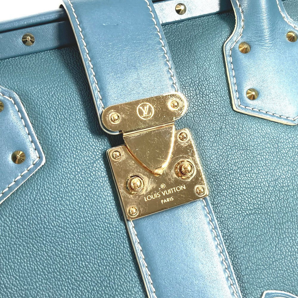 LOUIS VUITTON M91807 スハリ アンジェニュー PM カバン トートバッグ スタッズ ハンドバッグ スハリレザー レディース ブルー - brandshop-reference