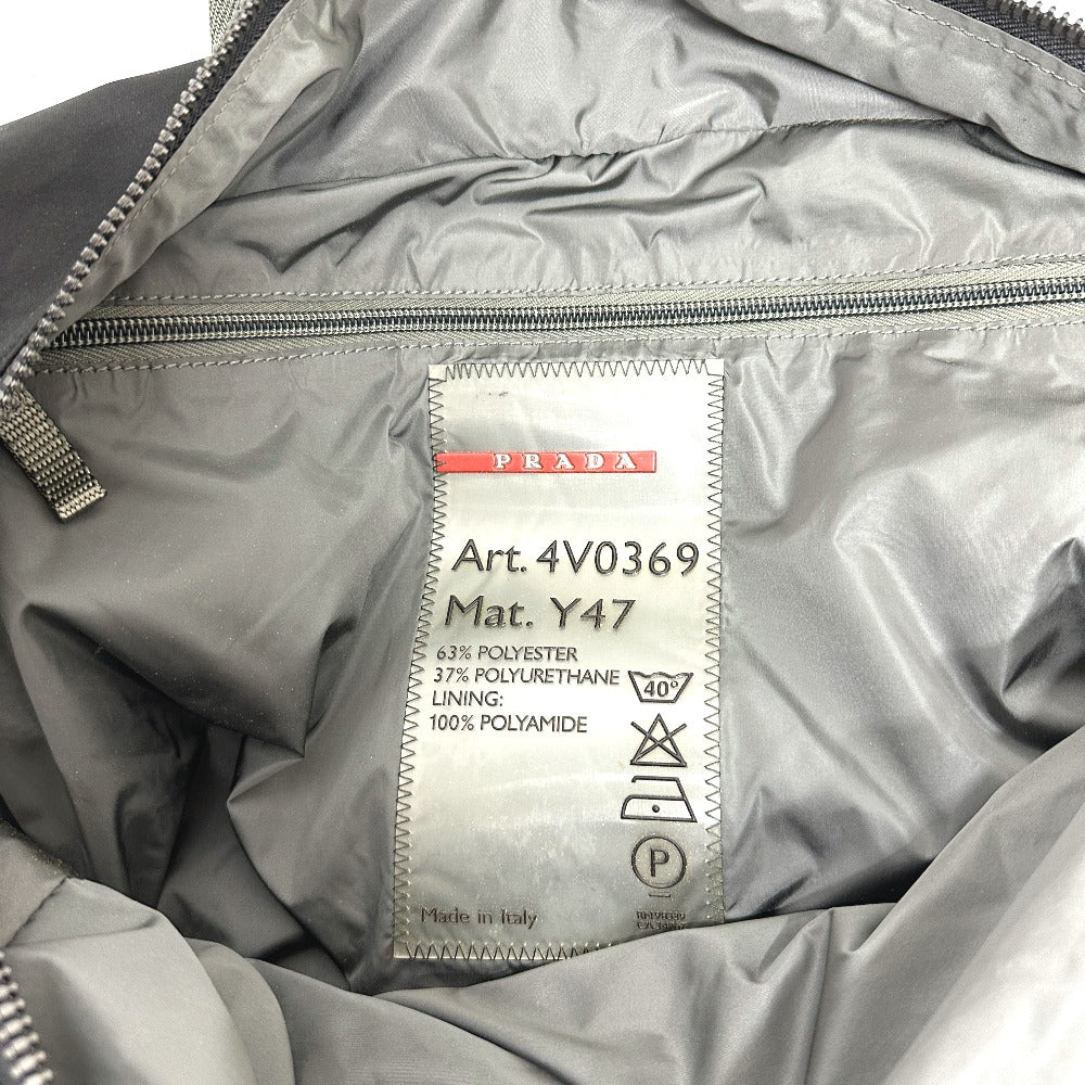 PRADA 4V0369 スポーツ ロゴ 2WAYバッグ ボストンバッグ ナイロン ユニセックス ブラック - brandshop-reference
