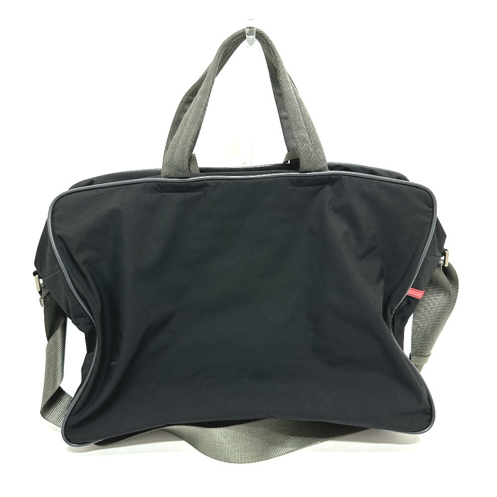 PRADA 4V0369 スポーツ ロゴ 2WAYバッグ ボストンバッグ ナイロン ユニセックス ブラック - brandshop-reference