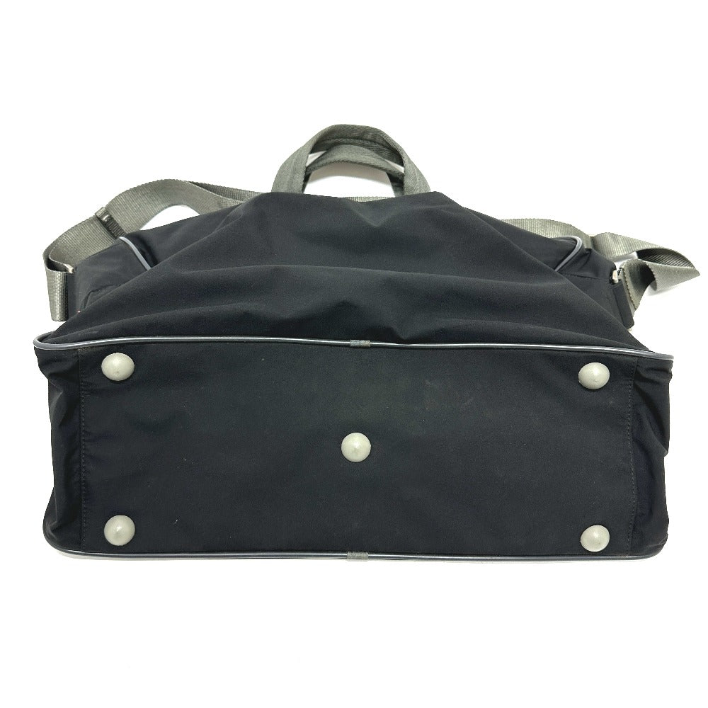 PRADA 4V0369 スポーツ ロゴ 2WAYバッグ ボストンバッグ ナイロン ユニセックス ブラック - brandshop-reference