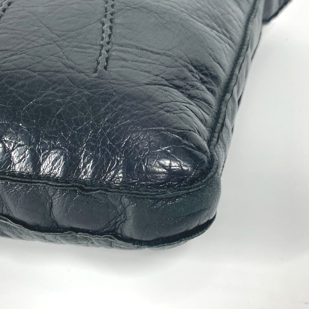 HERMES  トゥドゥ 斜め掛け カバン ポシェット ショルダーバッグ レザー ユニセックス ブラック - brandshop-reference