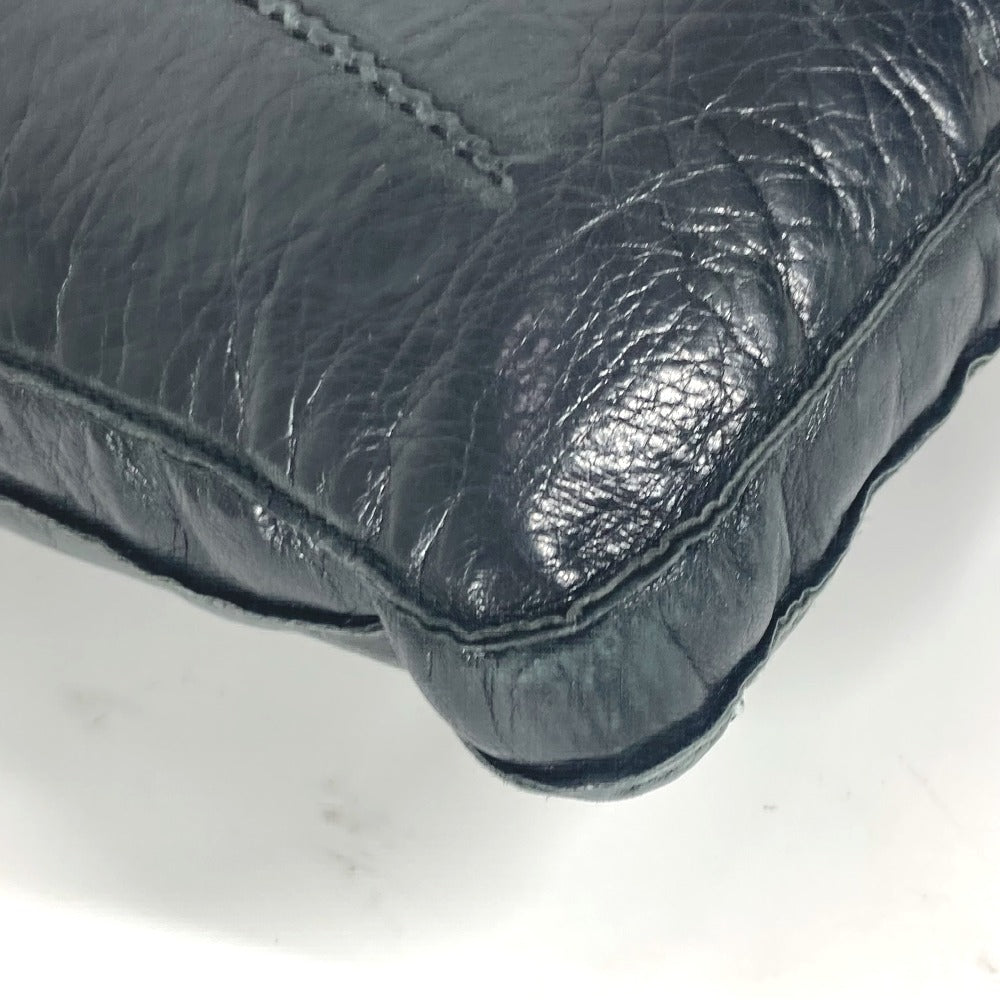 HERMES  トゥドゥ 斜め掛け カバン ポシェット ショルダーバッグ レザー ユニセックス ブラック - brandshop-reference