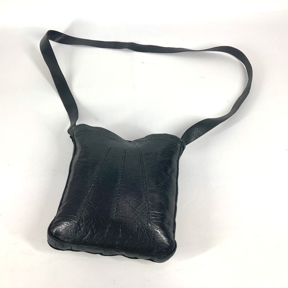 HERMES  トゥドゥ 斜め掛け カバン ポシェット ショルダーバッグ レザー ユニセックス ブラック - brandshop-reference