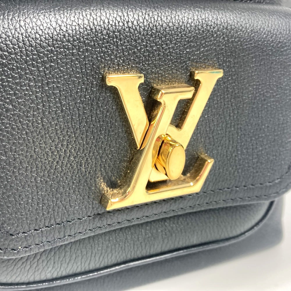 LOUIS VUITTON M57687 ロックミーバケットNV 巾着 2WAYバッグ ハンドバッグ 斜め掛け ショルダーバッグ レザー レディース ノワール ブラック - brandshop-reference