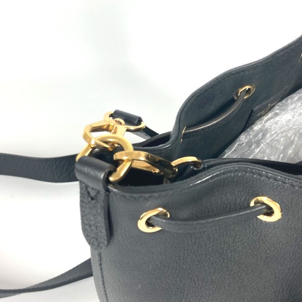 LOUIS VUITTON M57687 ロックミーバケットNV 巾着 2WAYバッグ ハンドバッグ 斜め掛け ショルダーバッグ レザー レディース ノワール ブラック - brandshop-reference