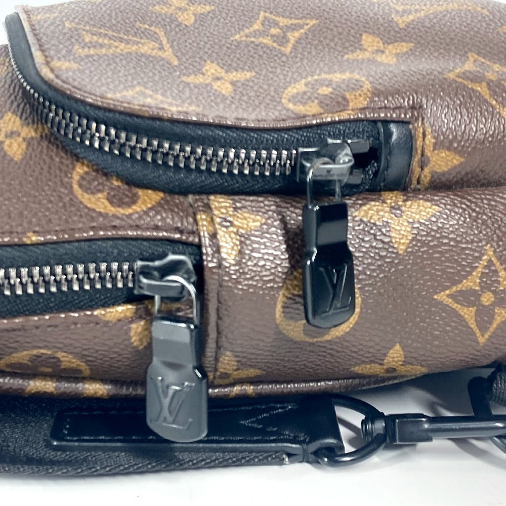 LOUIS VUITTON M45897 モノグラムマカサー  アヴェニュースリングバッグ ベルトバッグ クロス ショルダーバッグ ボディバッグ モノグラムマカサーキャンバス ユニセックス ブラウン - brandshop-reference