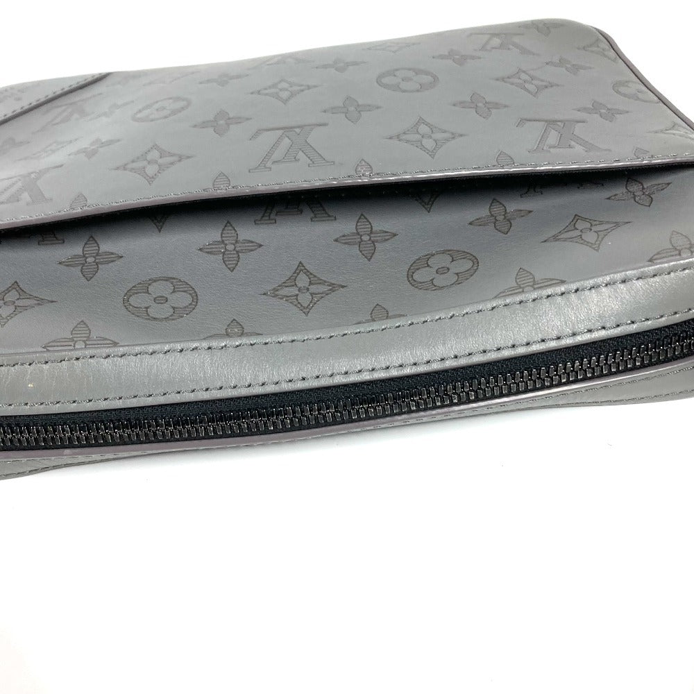 LOUIS VUITTON M46104 モノグラムシャドウ デュオ メッセンジャー  斜め掛け カバン クラッチバッグ ショルダーバッグ モノグラムシャドウレザー ユニセックス グレー - brandshop-reference