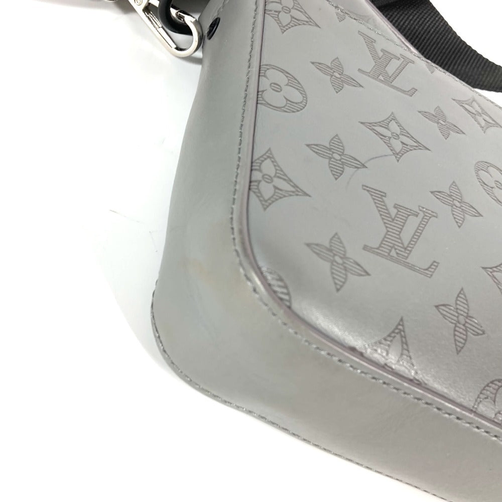 LOUIS VUITTON M46104 モノグラムシャドウ デュオ メッセンジャー  斜め掛け カバン クラッチバッグ ショルダーバッグ モノグラムシャドウレザー ユニセックス グレー - brandshop-reference