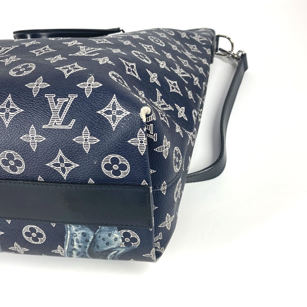 LOUIS VUITTON M54127 モノグラムサバンナ ジェイク アンド ディノス チャップマン 2WAYバッグ ショルダーバッグ 斜め掛け トートバッグ モノグラムサバンナキャンバス ユニセックス アンクル ネイビー - brandshop-reference