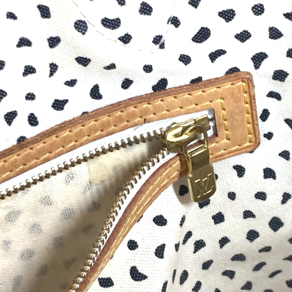 LOUIS VUITTON M40684 モノグラム パンプキンドット ネヴァーフルMM カバン 草間彌生コラボ トートバッグ ショルダーバッグ モノグラムキャンバス レディース ホワイト