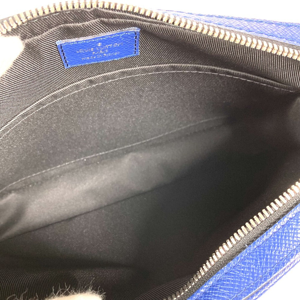 LOUIS VUITTON M30848 タイガラマ トリオ・メッセンジャー 斜め掛け カバン コインケース付き 財布 小銭入れ ショルダーバッグ タイガレザー ユニセックス ブルー - brandshop-reference