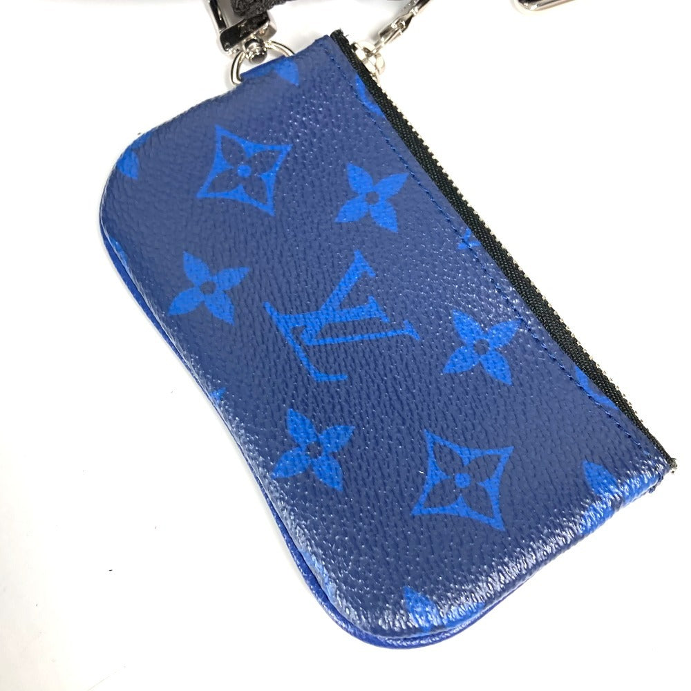 LOUIS VUITTON M30848 タイガラマ トリオ・メッセンジャー 斜め掛け カバン コインケース付き 財布 小銭入れ ショルダーバッグ タイガレザー ユニセックス ブルー - brandshop-reference