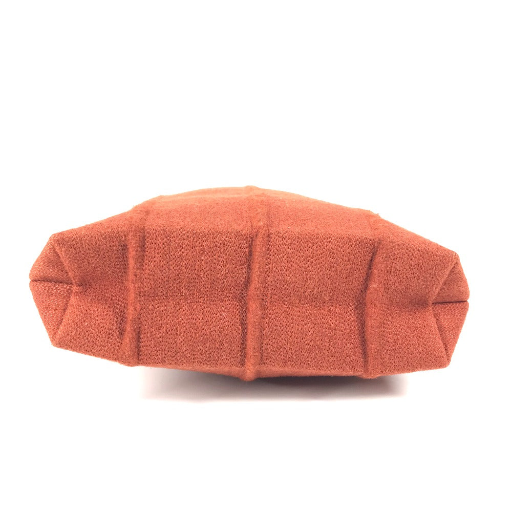 HERMES アメダバPM カバン トートバッグ ミニバッグ ミニトート 手提げ  ハンドバッグ ウール レディース オレンジ - brandshop-reference