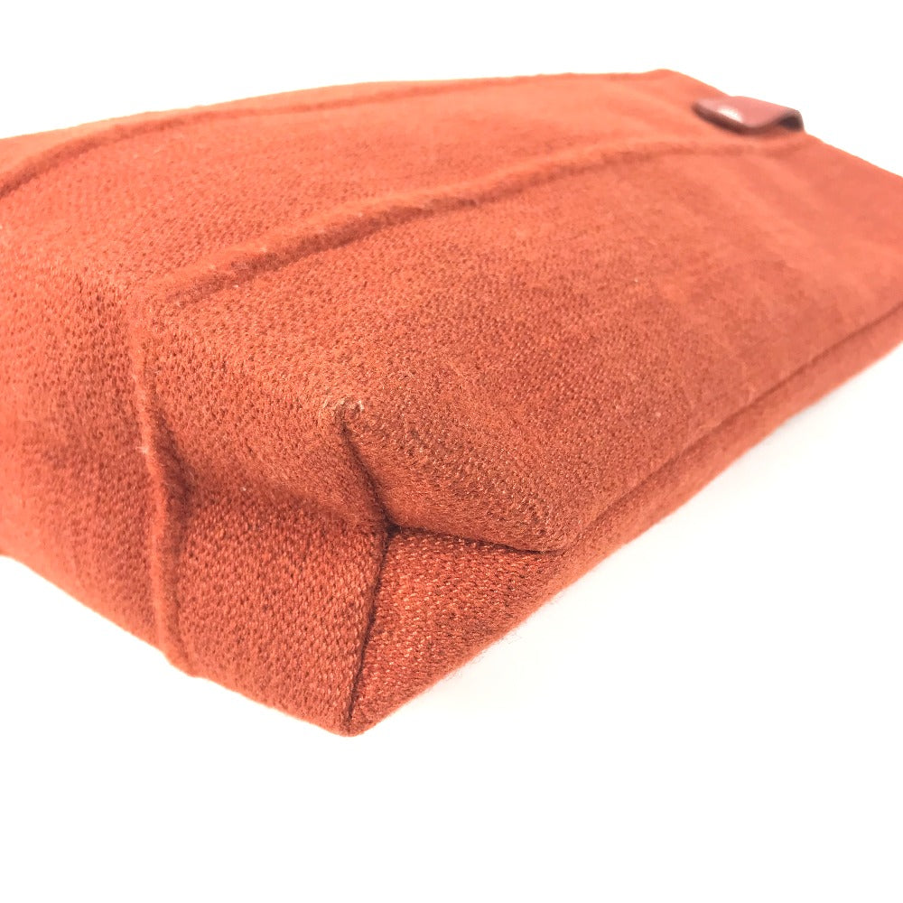 HERMES アメダバPM カバン トートバッグ ミニバッグ ミニトート 手提げ  ハンドバッグ ウール レディース オレンジ - brandshop-reference