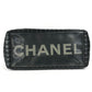 CHANEL CC ココマーク ロゴ ストライプ Wチェーン 肩掛け トートバッグ ショルダーバッグ レザー レディース ブラック - brandshop-reference