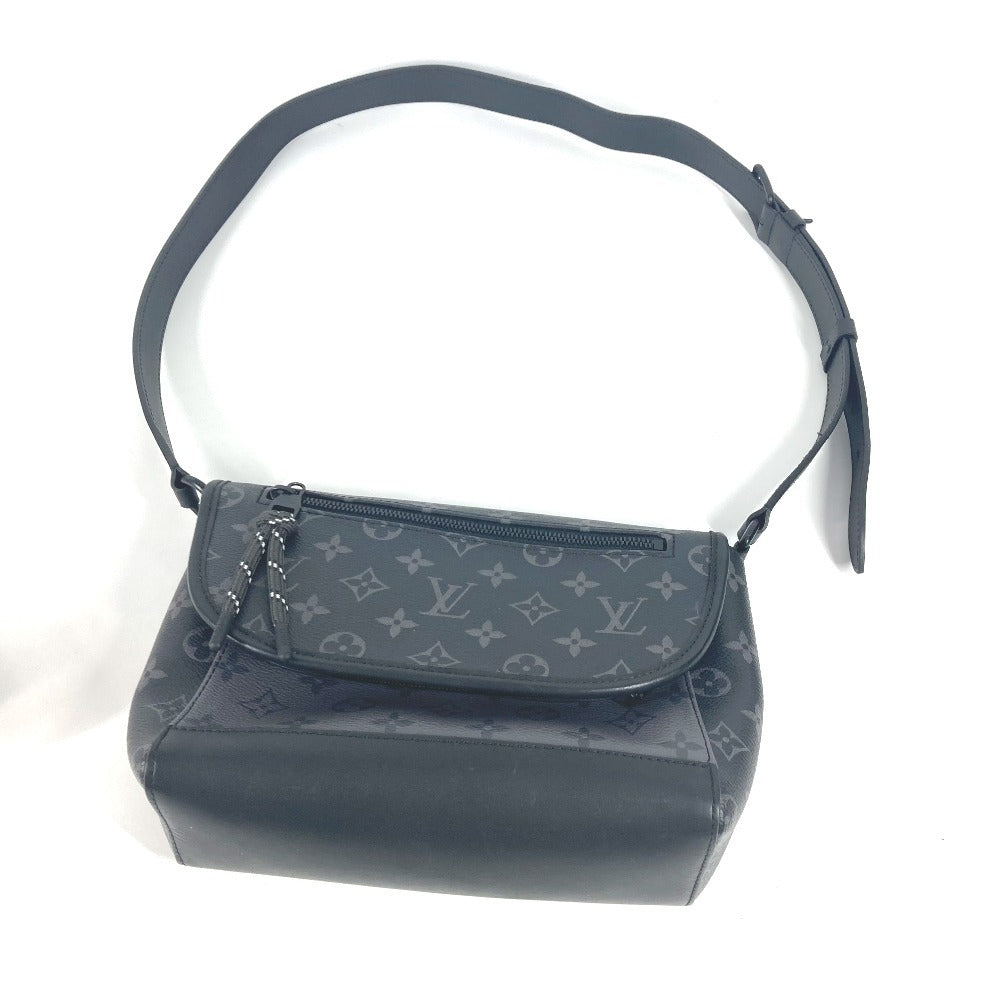 LOUIS VUITTON M12681 モノグラムエクリプス パルス・メッセンジャー カバン 斜め掛け フラップ ショルダーバッグ モノグラムエクリプスキャンバス ユニセックス ブラック - brandshop-reference