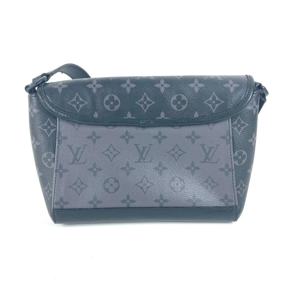 LOUIS VUITTON M12681 モノグラムエクリプス パルス・メッセンジャー カバン 斜め掛け フラップ ショルダーバッグ モノグラムエクリプスキャンバス ユニセックス ブラック - brandshop-reference