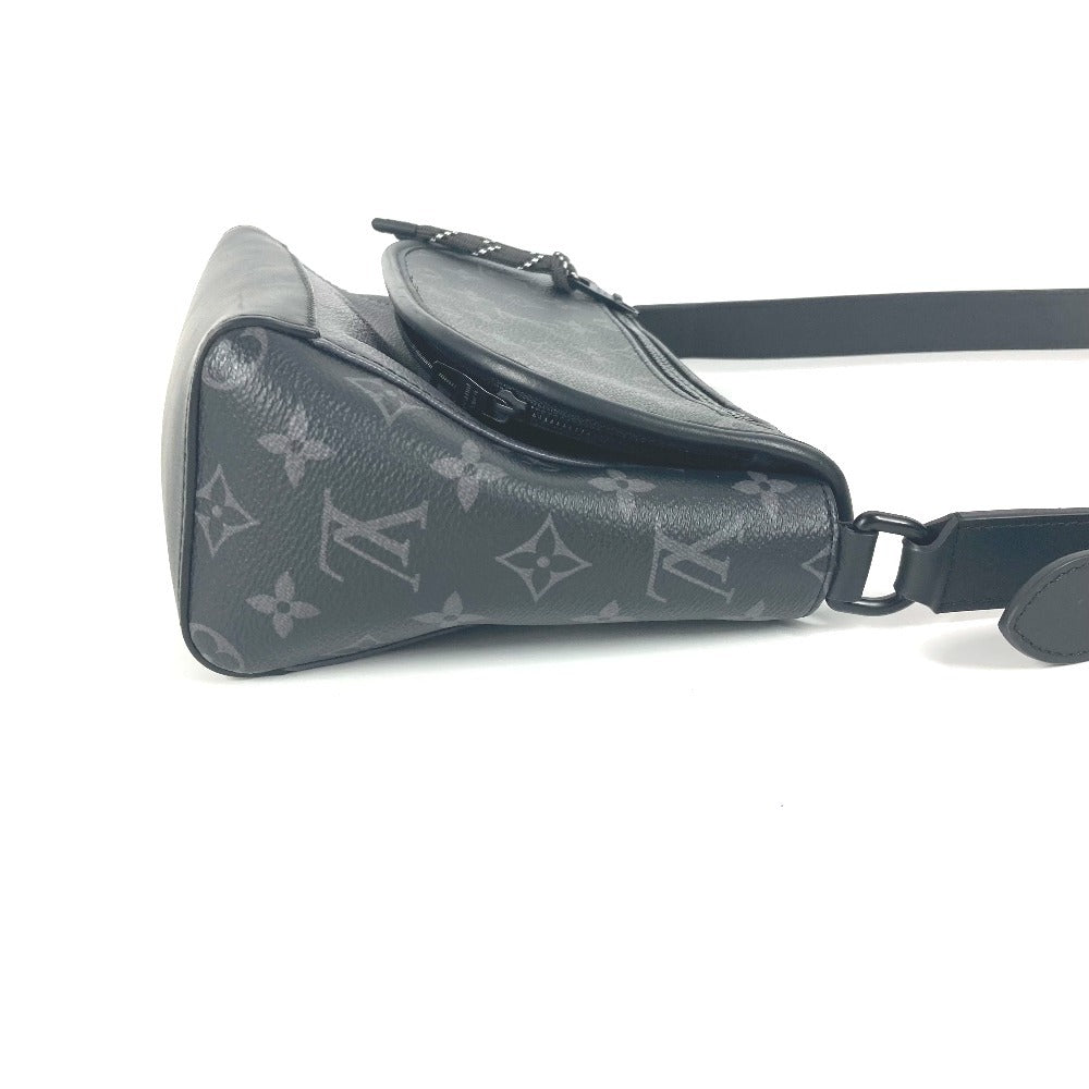 LOUIS VUITTON M12681 モノグラムエクリプス パルス・メッセンジャー カバン 斜め掛け フラップ ショルダーバッグ モノグラムエクリプスキャンバス ユニセックス ブラック - brandshop-reference
