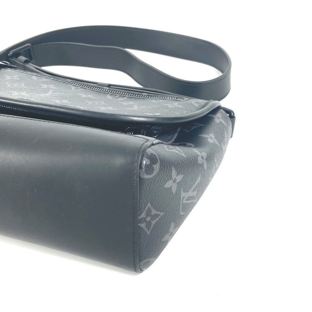 LOUIS VUITTON M12681 モノグラムエクリプス パルス・メッセンジャー カバン 斜め掛け フラップ ショルダーバッグ モノグラムエクリプスキャンバス ユニセックス ブラック - brandshop-reference