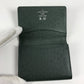 LOUIS VUITTON M3092P タイガ アンヴェロップ カルト ドゥ ヴィジット 名刺入れ パスケース カードケース タイガレザー ユニセックス エピセア グリーン - brandshop-reference