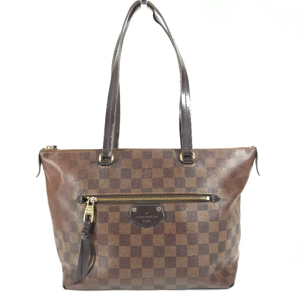 LOUIS VUITTON N41012 ダミエ イエナPM トートバッグ カバン 肩掛け ショルダーバッグ ダミエキャンバス レディース エベヌ ブラウン - brandshop-reference