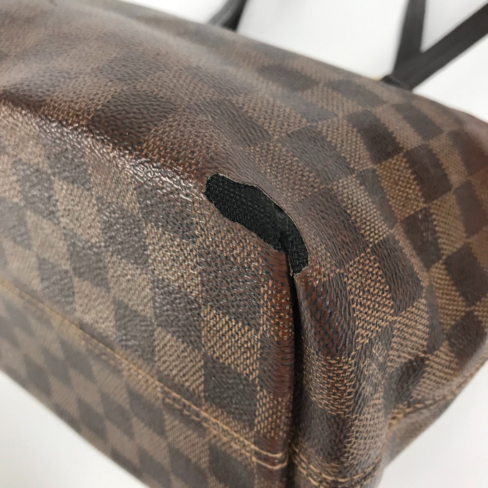 LOUIS VUITTON N41012 ダミエ イエナPM トートバッグ カバン 肩掛け ショルダーバッグ ダミエキャンバス レディース エベヌ ブラウン - brandshop-reference