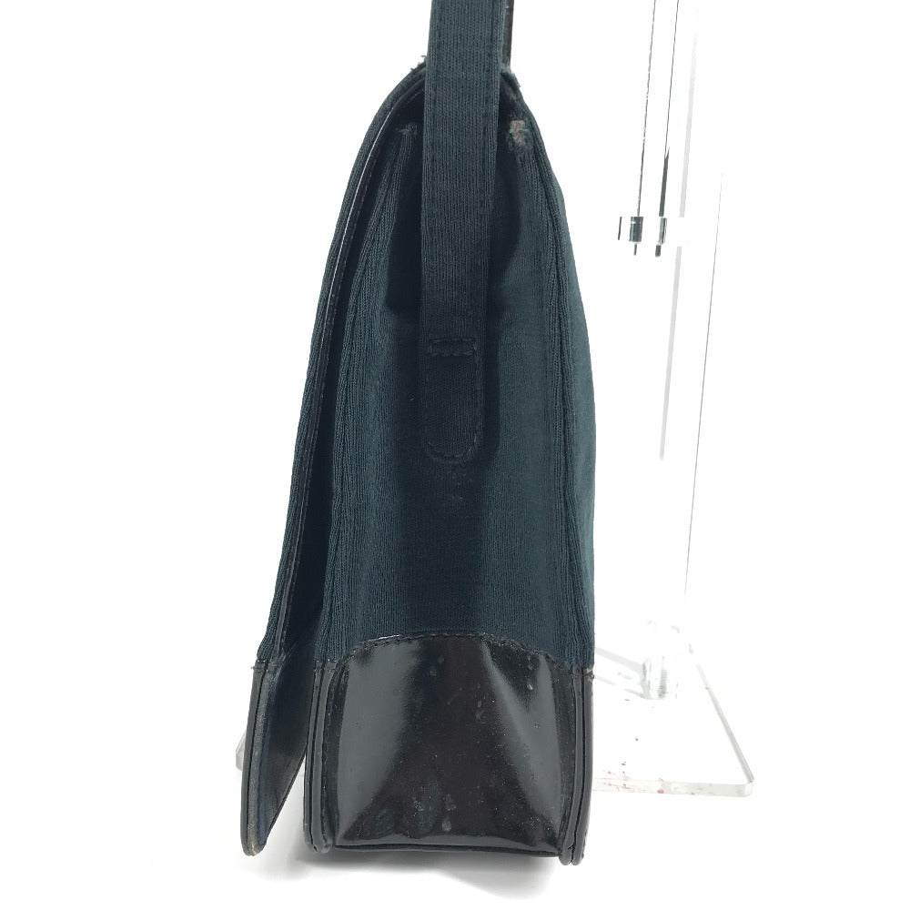 CHANEL CC ココマーク カバン フラップ 肩掛け ショルダーバッグ ジャージ レディース ブラック - brandshop-reference