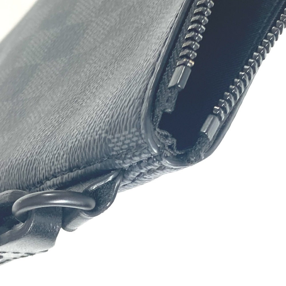 LOUIS VUITTON N40505 ダミエグラフィット テイクオフ・ポーチ ポーチ カバン セカンドバッグ ストラップ付 クラッチバッグ ダミエグラフィットキャンバス ユニセックス ブラック - brandshop-reference