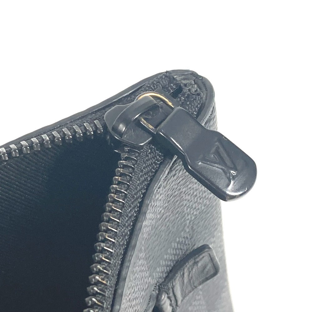 LOUIS VUITTON N40505 ダミエグラフィット テイクオフ・ポーチ ポーチ カバン セカンドバッグ ストラップ付 クラッチバッグ ダミエグラフィットキャンバス ユニセックス ブラック - brandshop-reference