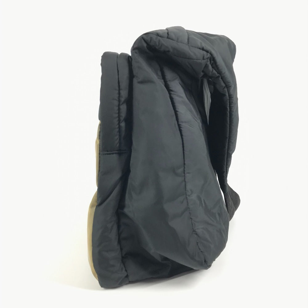 PRADA ロゴ カバン 斜め掛け ポシェット ショルダーバッグ ナイロン ユニセックス ブラック - brandshop-reference