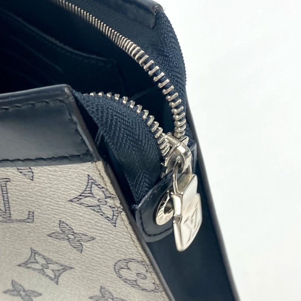 LOUIS VUITTON M66649 モノグラムサバンナ チャップマンブラザーズ ポシェット・ヴォワヤージュ GM ポーチ カバン セカンドバッグ クラッチバッグ レザー ユニセックス ネイビー - brandshop-reference