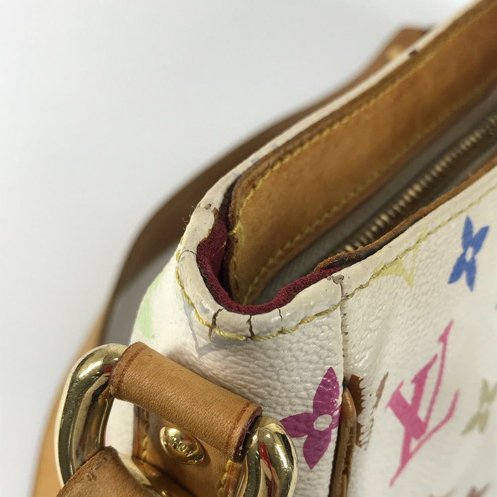 LOUIS VUITTON M40051  モノグラムマルチカラー ロッジGM カバン 斜め掛け ショルダーバッグ モノグラムマルチカラーキャンバス レディース ブロン ホワイト - brandshop-reference