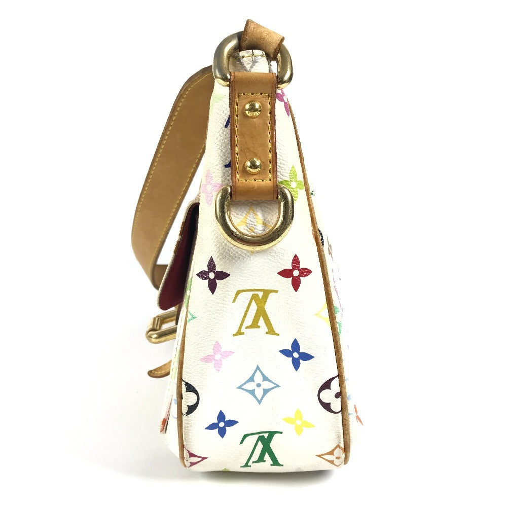 LOUIS VUITTON M40051  モノグラムマルチカラー ロッジGM カバン 斜め掛け ショルダーバッグ モノグラムマルチカラーキャンバス レディース ブロン ホワイト - brandshop-reference