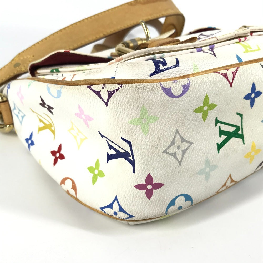 LOUIS VUITTON M40051  モノグラムマルチカラー ロッジGM カバン 斜め掛け ショルダーバッグ モノグラムマルチカラーキャンバス レディース ブロン ホワイト - brandshop-reference