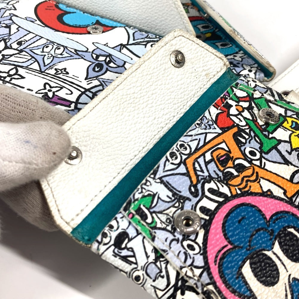 LOUIS VUITTON Ｍ82014 モノグラム コミック トリオ アンヴェロップ ポーチ カバン セカンドバッグ ストラップ付 カードケース クラッチバッグ レザー/キャンバス ユニセックス マルチカラー