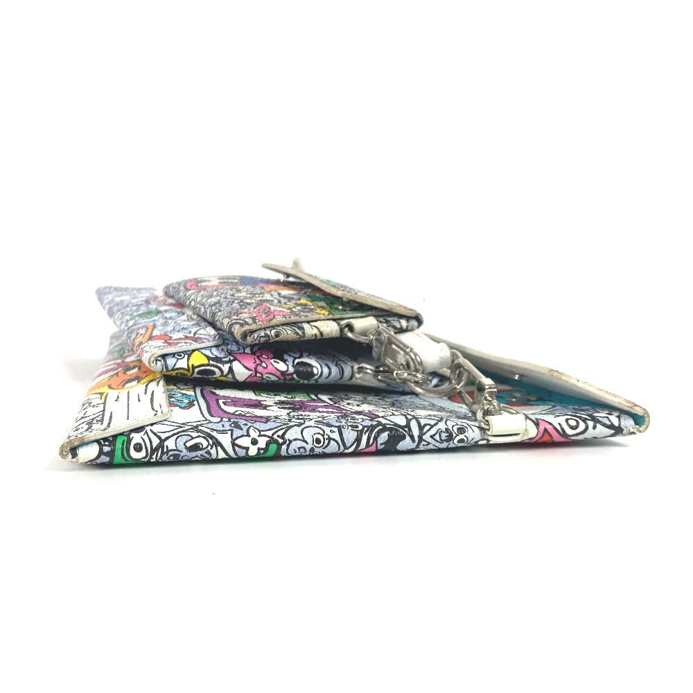 LOUIS VUITTON Ｍ82014 モノグラム コミック トリオ アンヴェロップ  ポーチ カバン セカンドバッグ ストラップ付 カードケース クラッチバッグ レザー/キャンバス ユニセックス マルチカラー - brandshop-reference