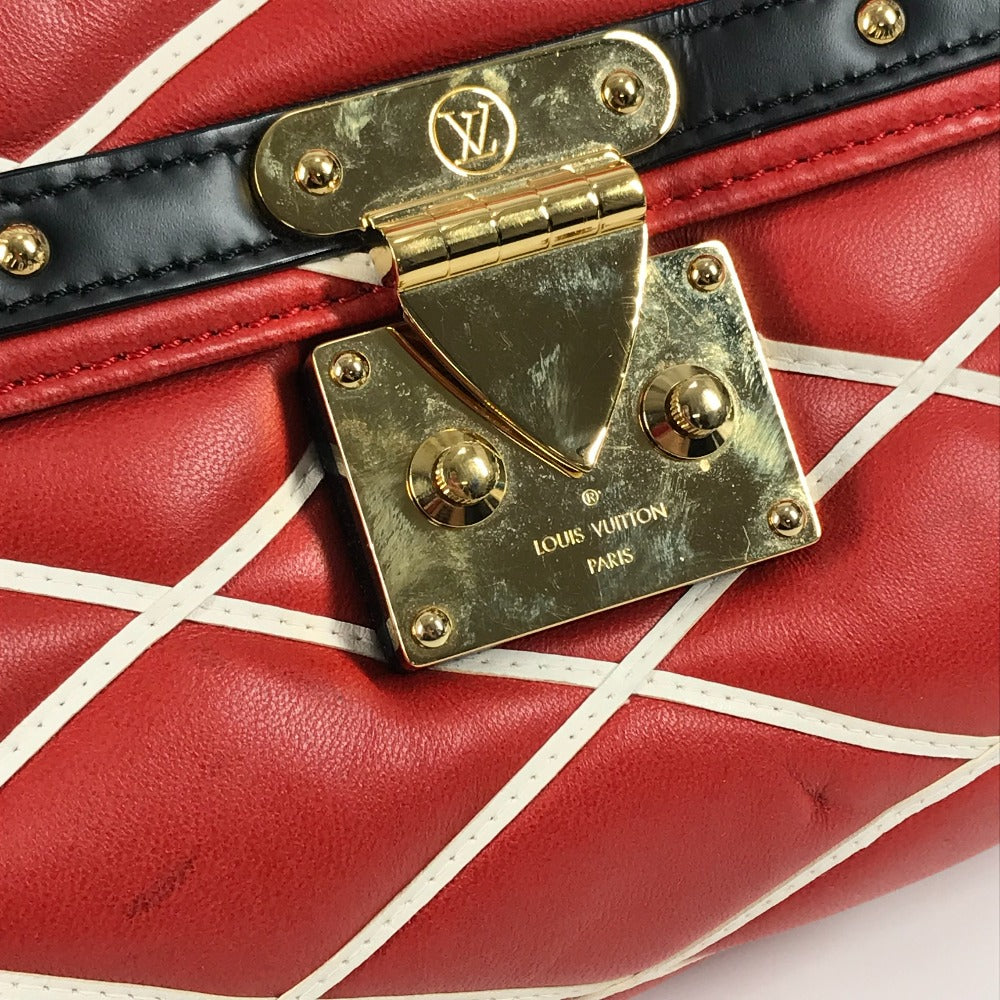 LOUIS VUITTON マルタージュライン ポシェット フラップ  カバン 肩掛け カバン ショルダーバッグ レザー レディース レッド - brandshop-reference