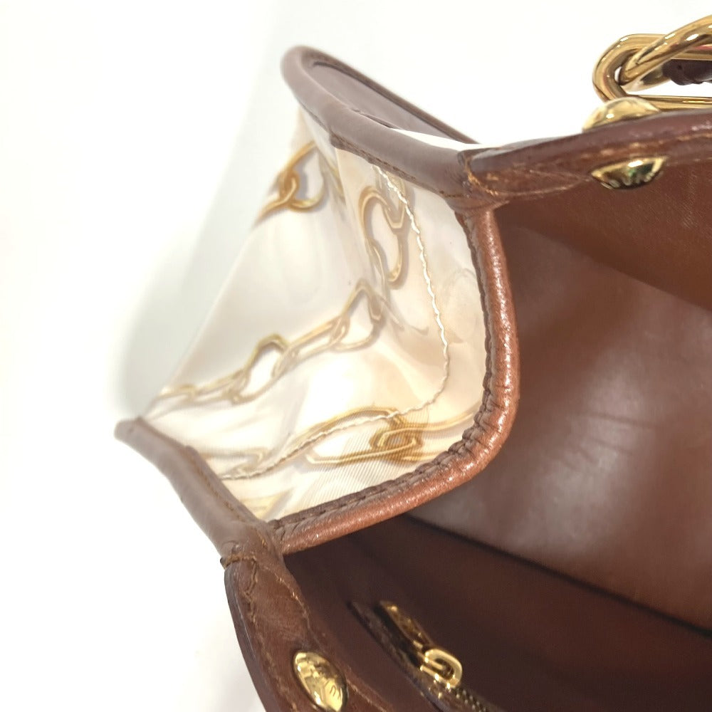 LOUIS VUITTON M95157 モノグラムチャーム カバ カバン ハンドバッグ トートバッグ ショルダーバッグ ビニール/レザー レディース ブラウン - brandshop-reference