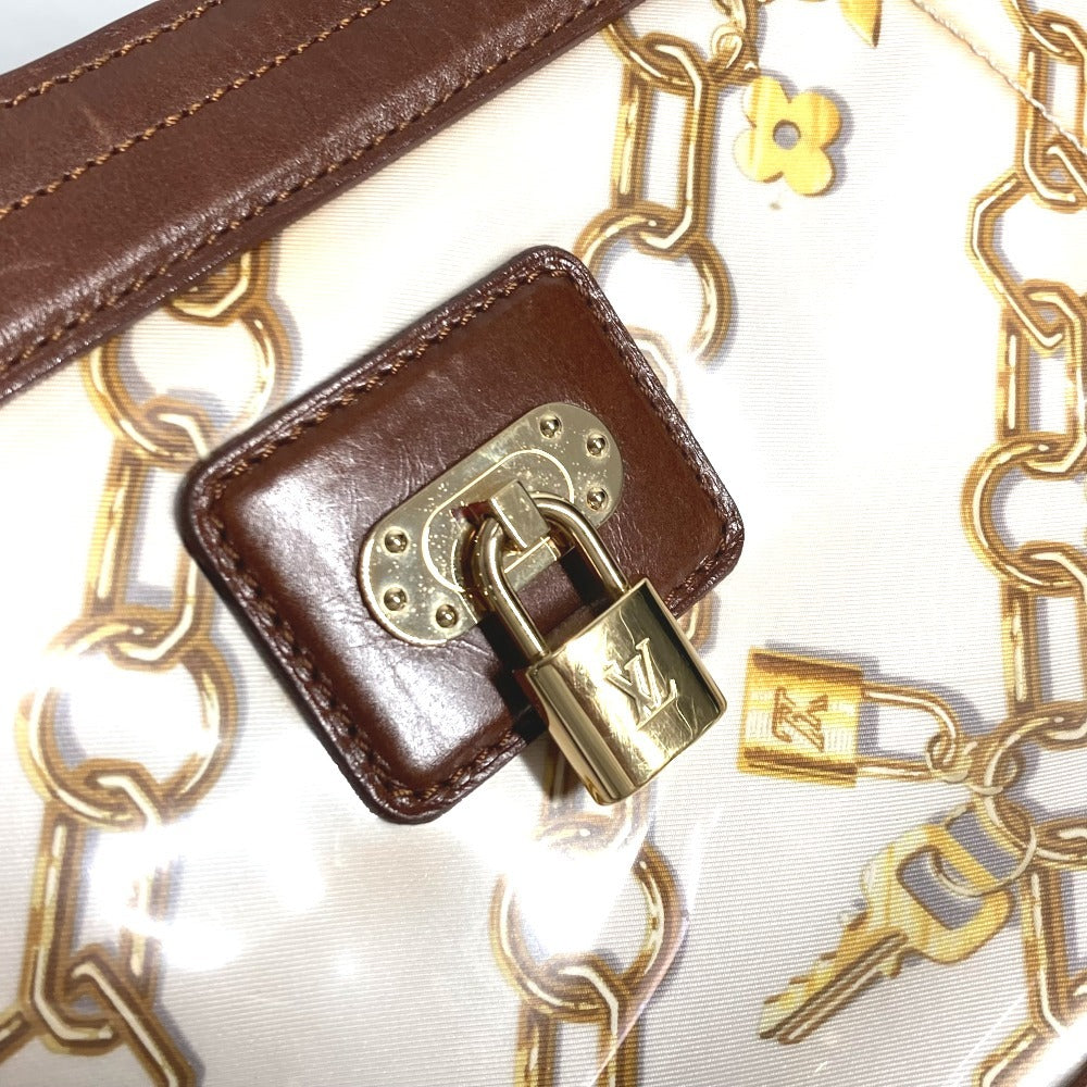 LOUIS VUITTON M95157 モノグラムチャーム カバ カバン ハンドバッグ トートバッグ ショルダーバッグ ビニール/レザー レディース ブラウン - brandshop-reference