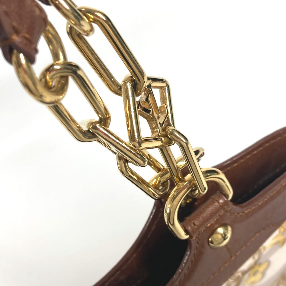 LOUIS VUITTON M95157 モノグラムチャーム カバ カバン ハンドバッグ トートバッグ ショルダーバッグ ビニール/レザー レディース ブラウン - brandshop-reference