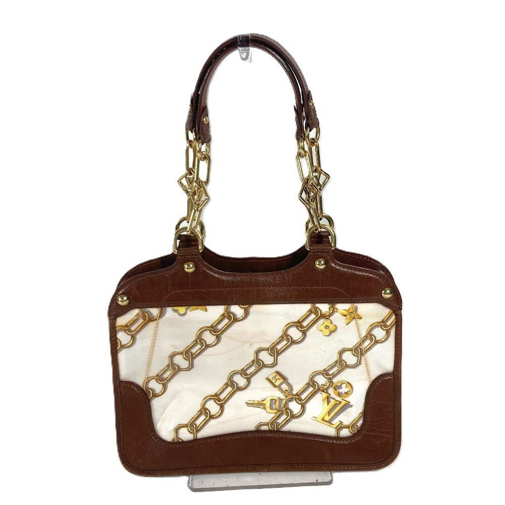 LOUIS VUITTON M95157 モノグラムチャーム カバ カバン ハンドバッグ トートバッグ ショルダーバッグ ビニール/レザー レディース ブラウン - brandshop-reference