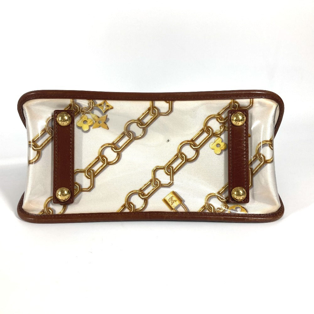 LOUIS VUITTON M95157 モノグラムチャーム カバ カバン ハンドバッグ トートバッグ ショルダーバッグ ビニール/レザー レディース ブラウン - brandshop-reference