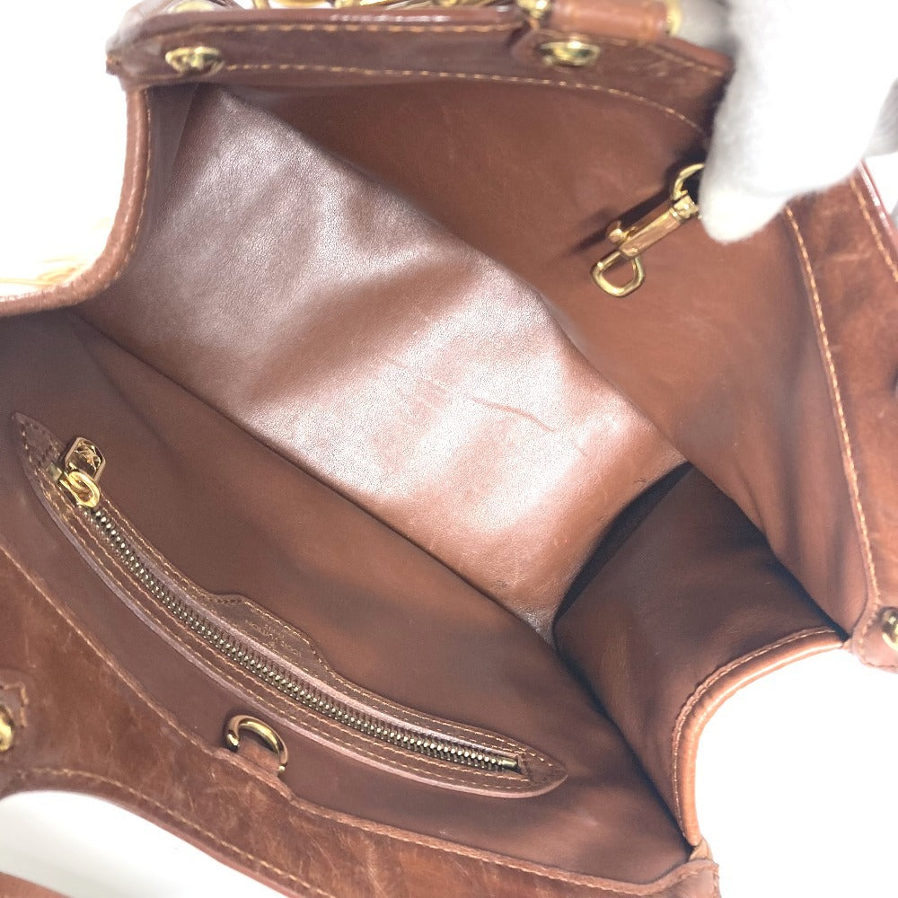 LOUIS VUITTON M95157 モノグラムチャーム カバ カバン ハンドバッグ トートバッグ ショルダーバッグ ビニール/レザー レディース ブラウン - brandshop-reference