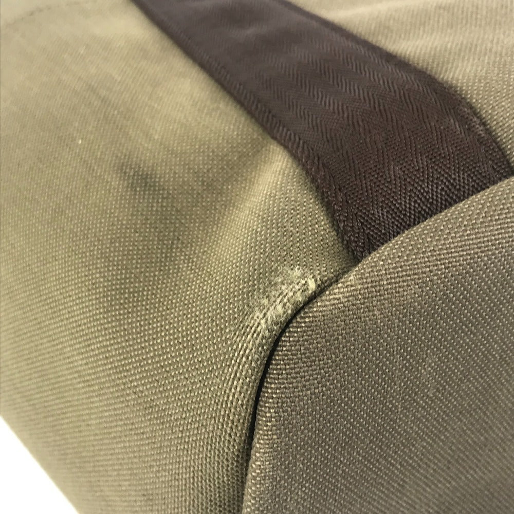 HERMES バッグインバッグ付き サックドパンサージュ グルーム 2WAY ショルダーバッグ 斜め掛け トートバッグ レザー/キャンバス レディース カーキ - brandshop-reference