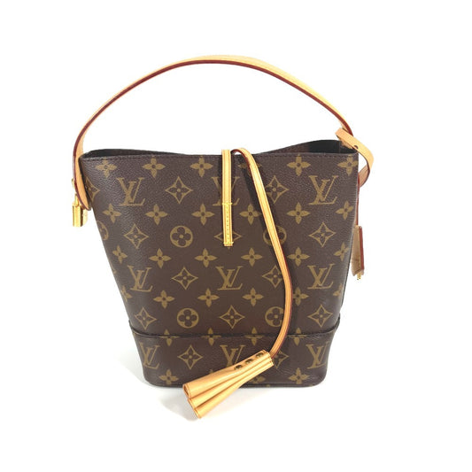 LOUIS VUITTON M94600 モノグラム NN14 PM イドールPM カバン ポーチ付き バケツ型 ばけつ タッセル ハンドバッグ モノグラムキャンバス レディース ブラウン - brandshop-reference