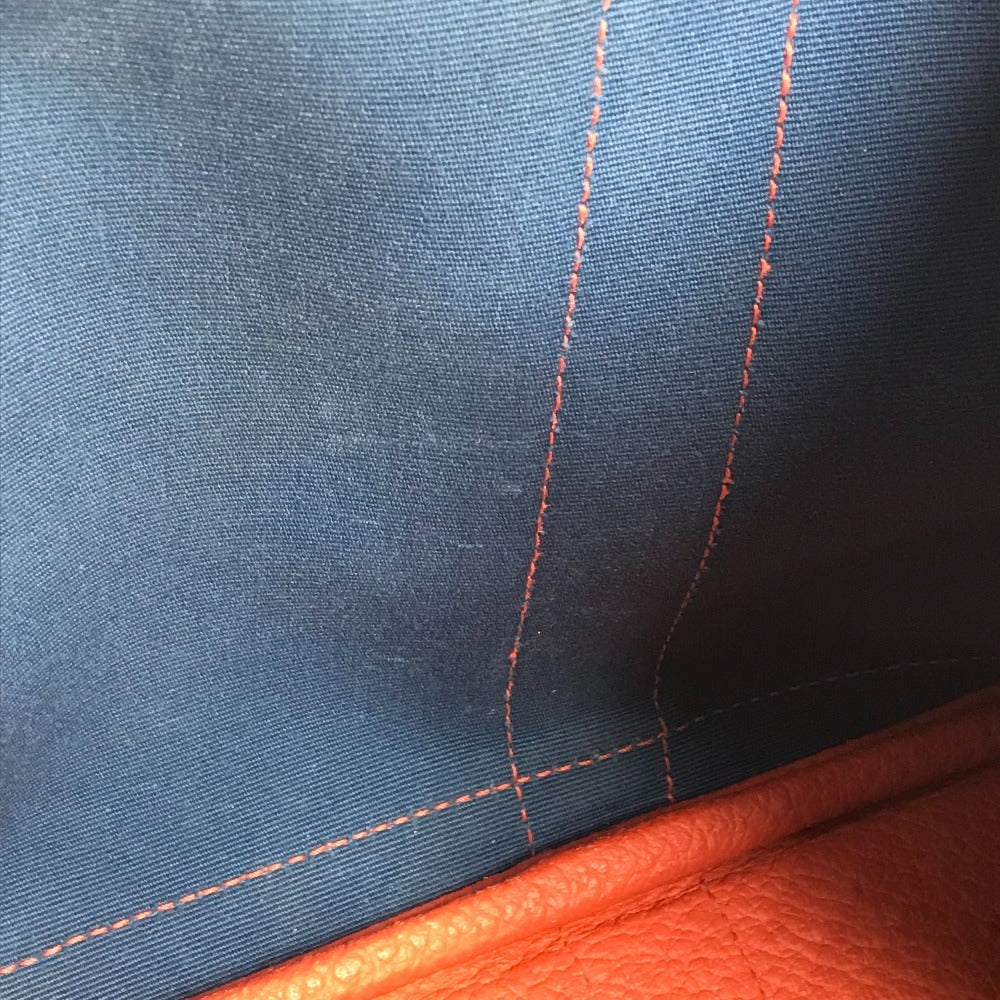 HERMES ガーデンパー ティTPM  カバン ハンドバッグ バイカラー トートバッグ レザー/キャンバス レディース ブルー - brandshop-reference
