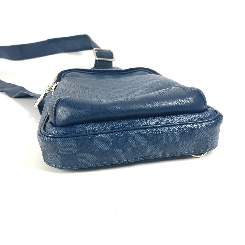 LOUIS VUITTON N40439 ダミエスクエアード アヴェニュー・スリングバッグ カバン ベルトバッグ ショルダーバッグ クロス ボディバッグ ダミエグラフィットキャンバス ユニセックス ネイビー - brandshop-reference