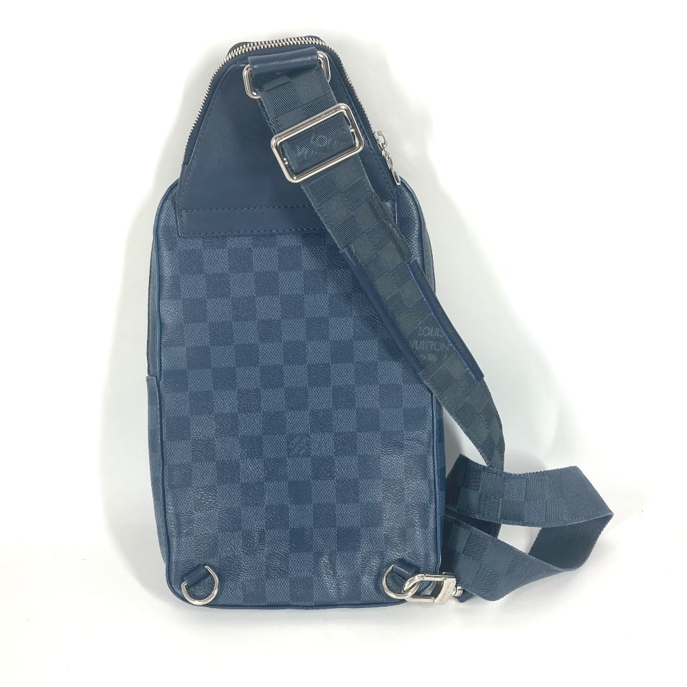 LOUIS VUITTON N40439 ダミエスクエアード アヴェニュー・スリングバッグ カバン ベルトバッグ ショルダーバッグ クロス ボディバッグ ダミエグラフィットキャンバス ユニセックス ネイビー - brandshop-reference