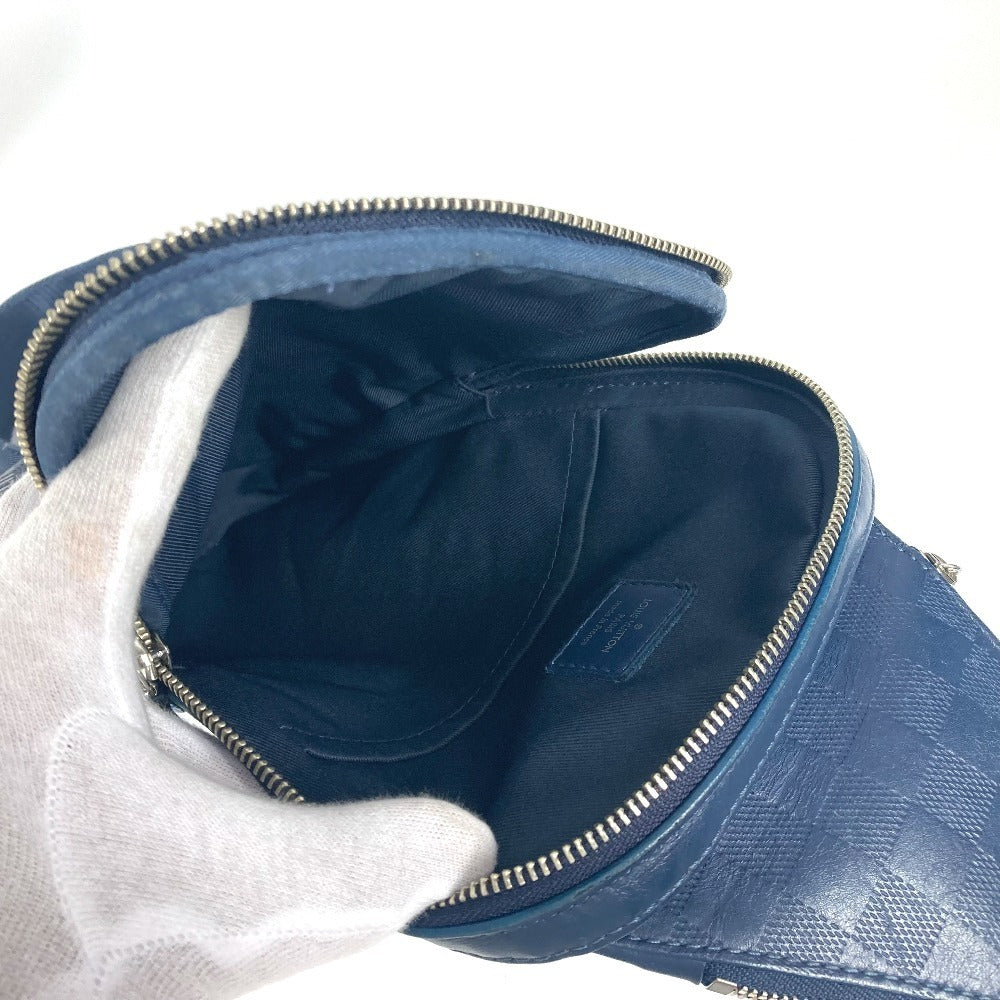 LOUIS VUITTON N40439 ダミエスクエアード アヴェニュー・スリングバッグ カバン ベルトバッグ ショルダーバッグ クロス ボディバッグ ダミエグラフィットキャンバス ユニセックス ネイビー - brandshop-reference